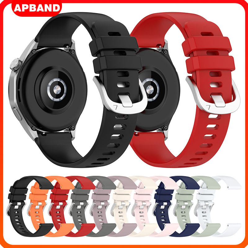 Pulseira Silicone Para Relógio Smartwatch Samsung Galaxy Watch 7/FE/6/5/4/Amazfit GTR GTS/Huawei GT/Garmin Forerunner