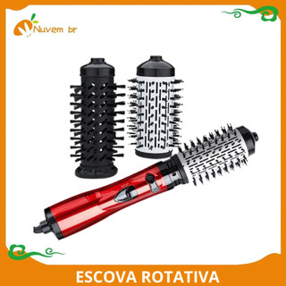 Escova Rotativa Secador de cabelo 110V/220V  Elétrica Profissinal 2 em 1