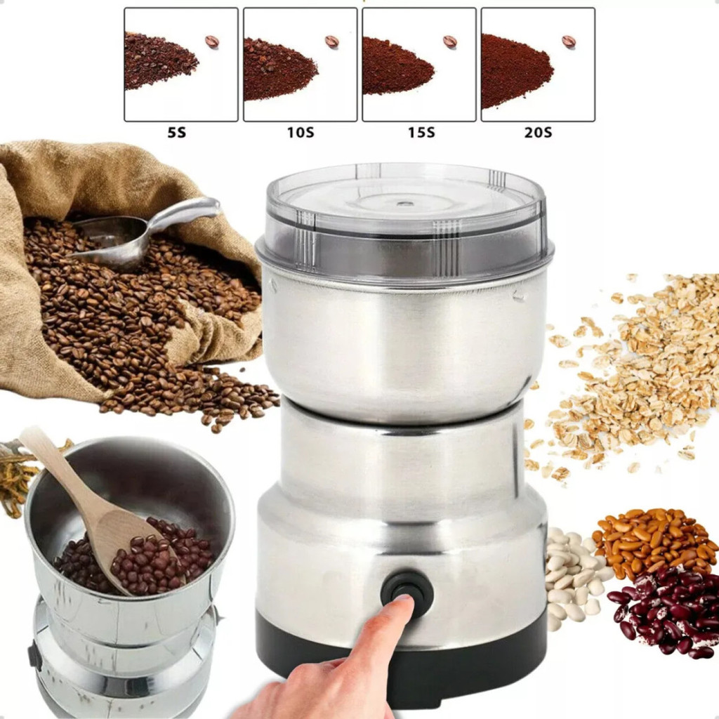 Moedor Elétrico Triturador Grãos / Café /Sementes E Temperos 110V