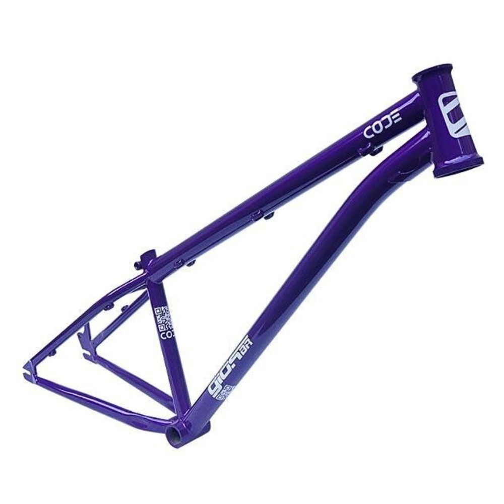 Quadro Gios Code 26 Cromoly Tapered Roxo/Branco
