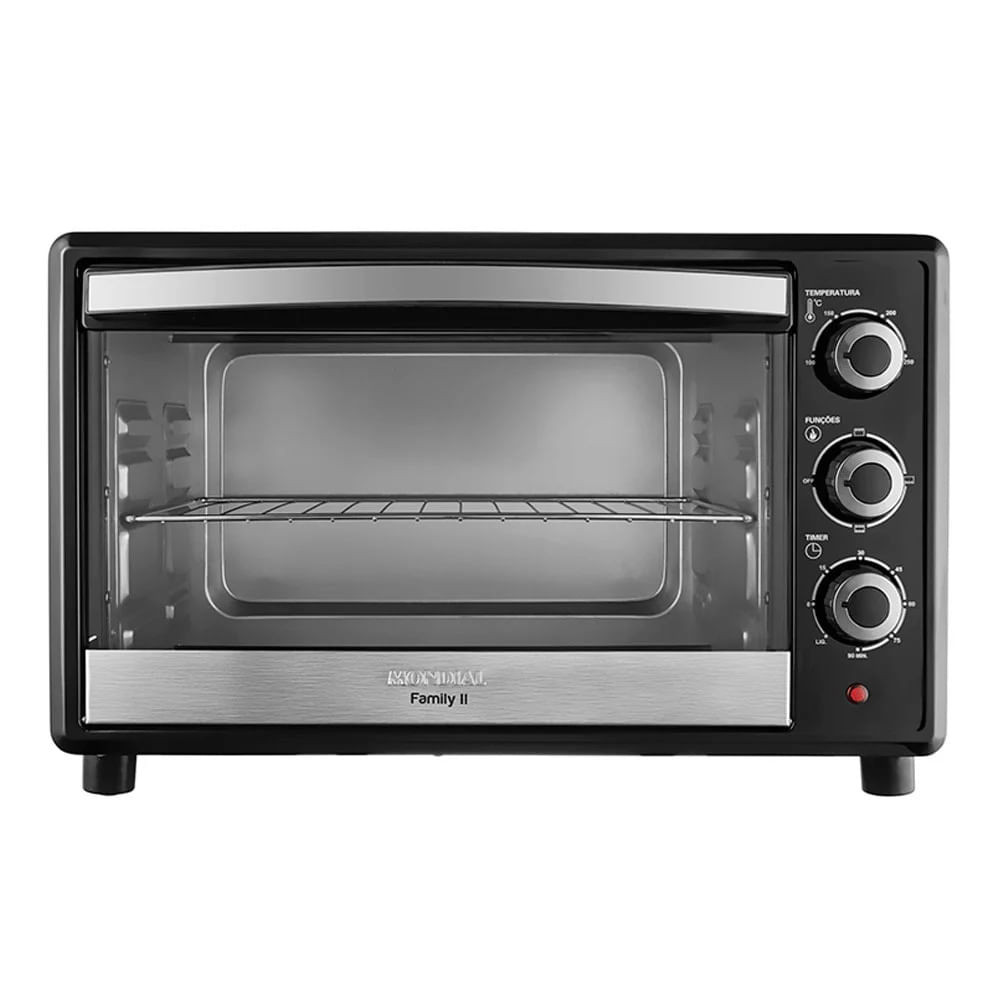 Forno Elétrico Mondial Family II FR42 Preto/Inox 42 Litros - 127V - Home Appliances