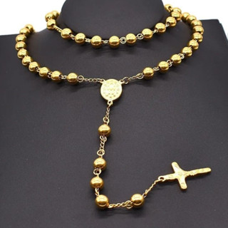 Terço 100% Moeda Antiga Idêntico ao Ouro Rosàrio Sâo Bento Grande ou Pequeno Para Presente em Oferta na Shopee