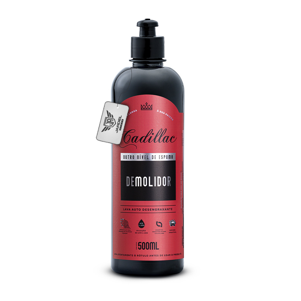 Shampoo Automotivo Sujeira Pesada Demolidor 500ML Cadillac em Oferta na Shopee