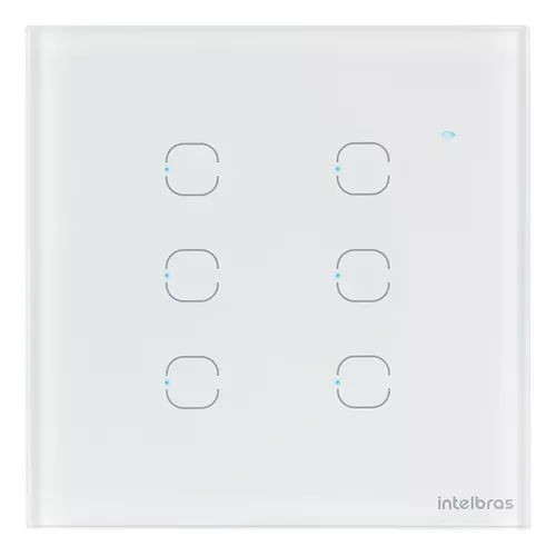 Interruptor Intelbras Touch Smart Ezs 1006 3X2 Branco