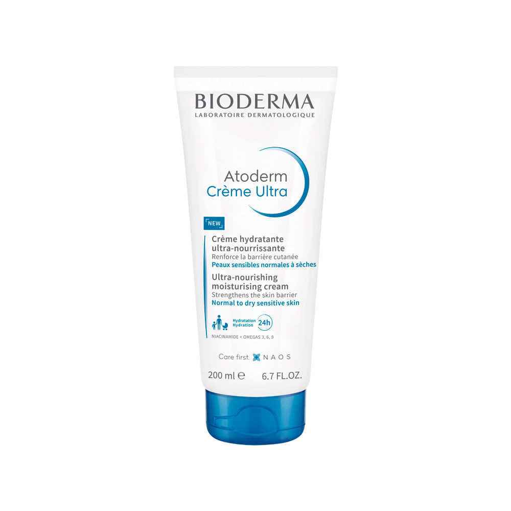 Bioderma Atoderm Creme Ultra Hidratação Corporal para Peles Normais e Secas 200ml - Beauty