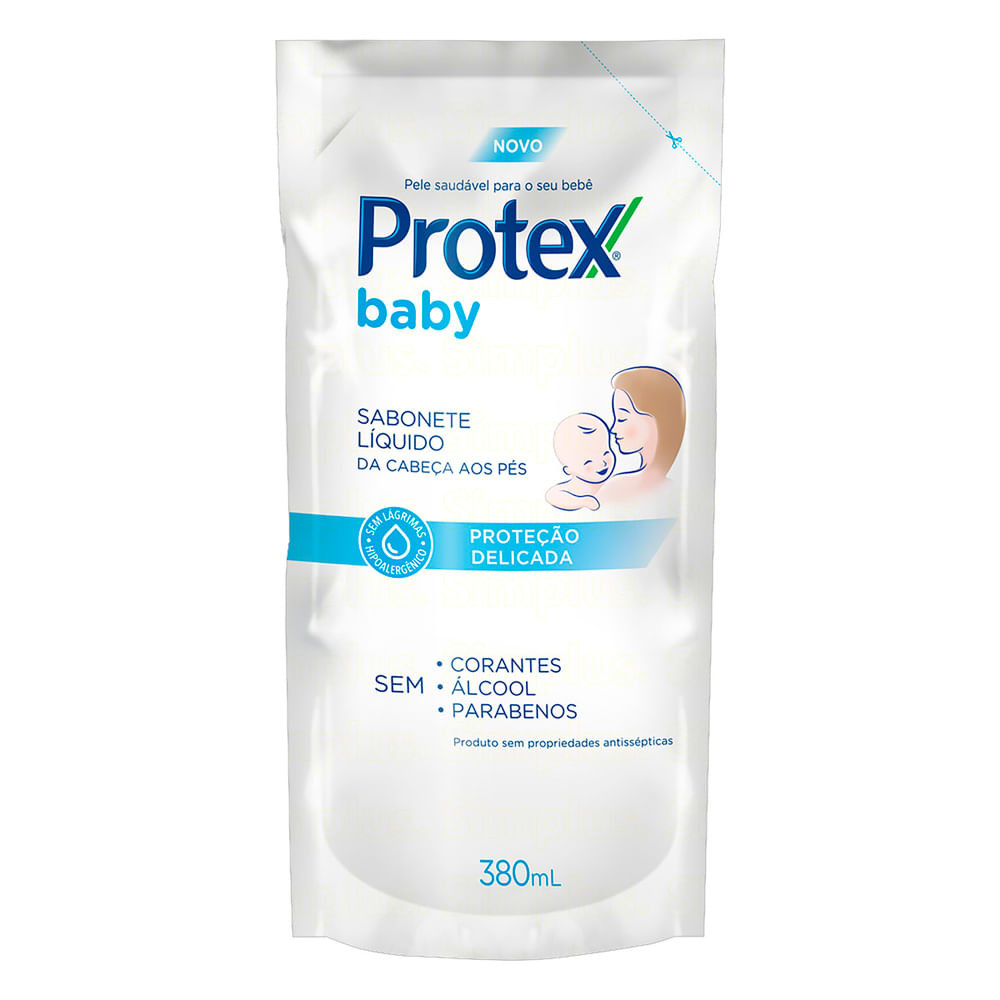 Sabonete Líquido Protex Baby Proteção Delicada Refil 380ml - Mom & Baby