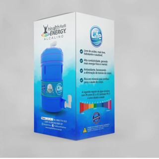 Refil Filtro Água Alcalina Top Life | Universal Compatível | Purificador pH Elevado 3000 Litros em Oferta na Shopee