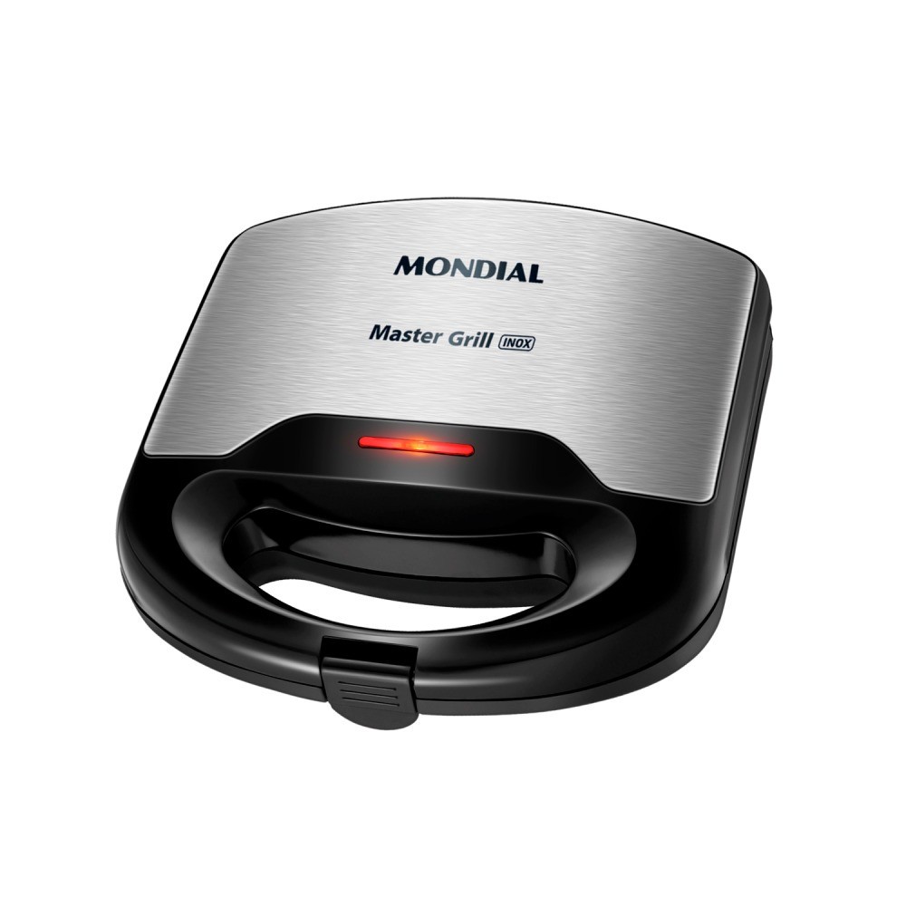 Sanduicheira Grill antiaderente 750 watts inox - S-20 - Mondial - Home Appliances