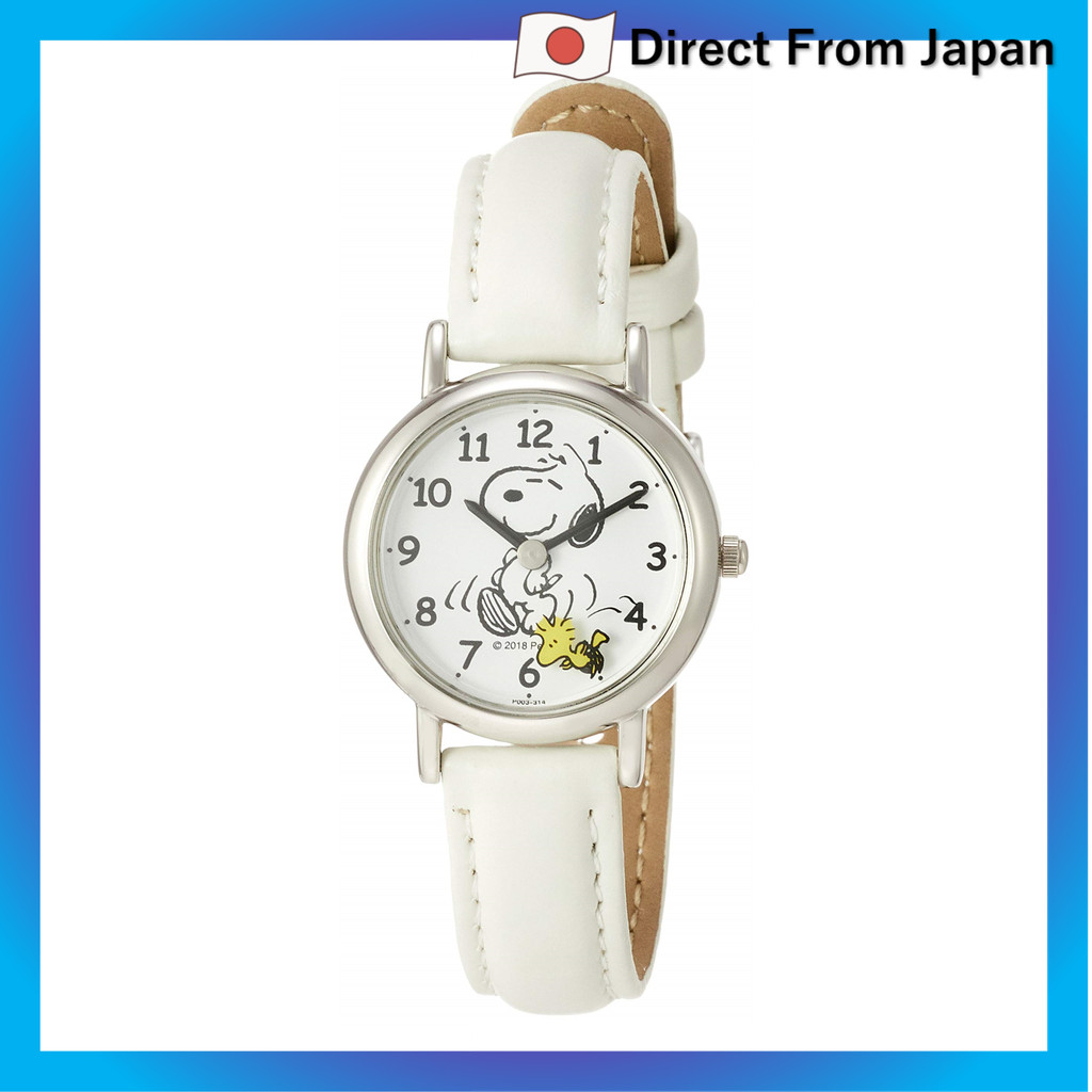 Relógio Cue & Cue PEANUTS Snoopy P003-314 Feminino Branco