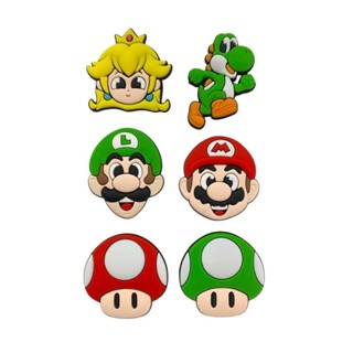 Aplique Emborrachado - Kit Super Mario V2 - 6 Unidades em Oferta na Shopee