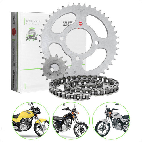 Kit Relação Suzuki Yes 125 Intruder 125 Scud Com Retentor
