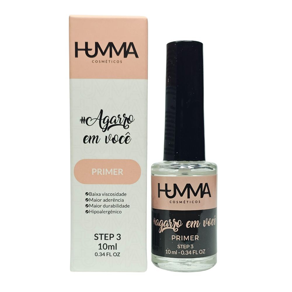 Primer com Ácido - Agarro em Você - 10ml - Humma em Oferta na Shopee