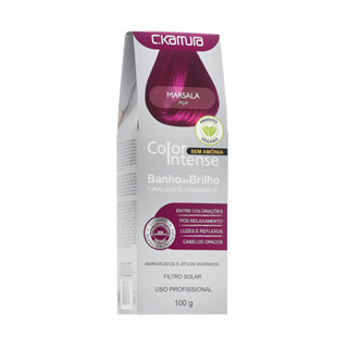 Tonalizante C.Kamura Color Intense Marsala Açaí Banho De Brilho 100g em Oferta na Shopee