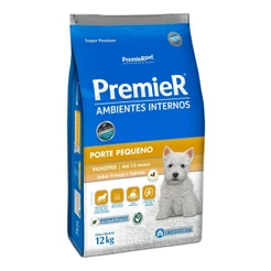 Ração PremieR Ambi Internos Cães Filhotes Frango/Salmão 12Kg