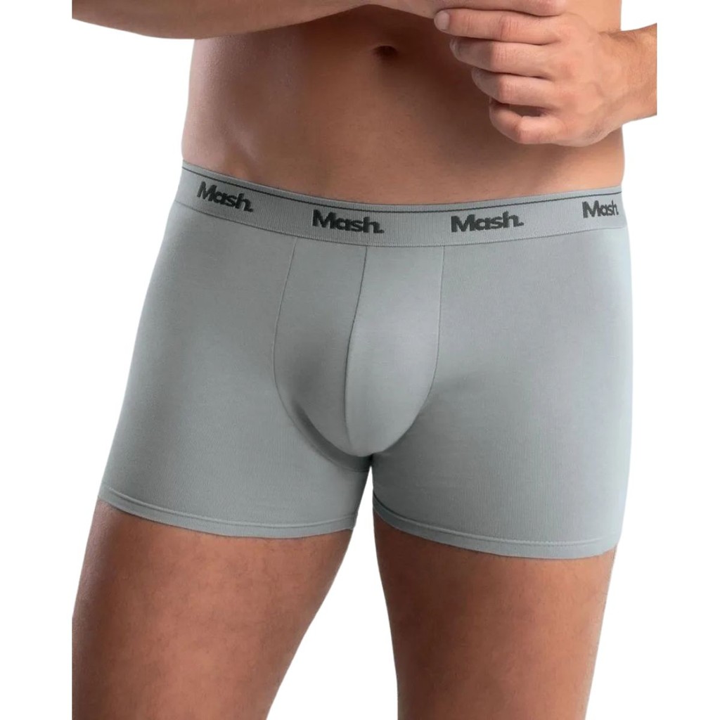 Kit 2 Cuecas Boxer Mash Malha Dupla Formato Anatomico Macio Algodão Ajuste Perfeito
