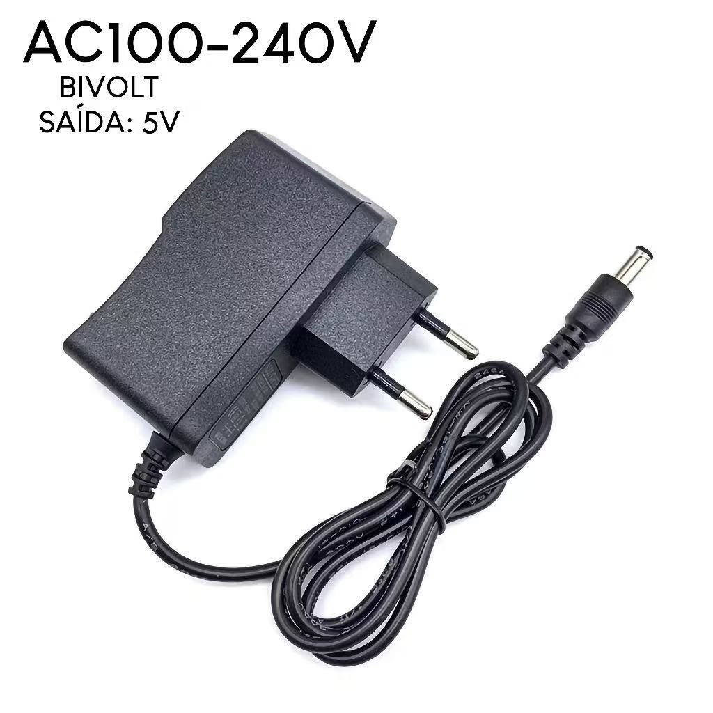 Fonte de Energia Alimentação Bivolt 5V 2A Plug P4 TV Box Roteadores em Oferta na Shopee
