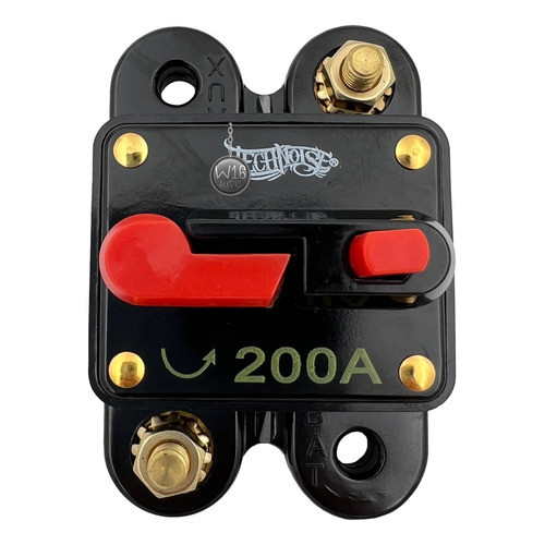 Disjuntor Technoise Proteção Som 200a Resetável - Automotivo em Oferta na Shopee