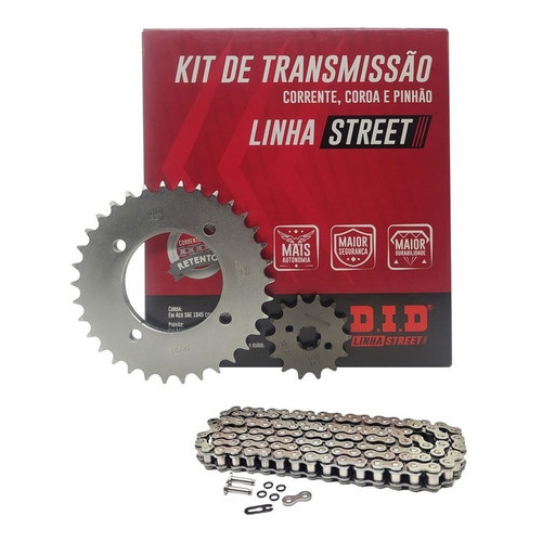 Kit Relação Transmissão Did Biz 110 Biz 125 Com Retentor em Oferta na Shopee