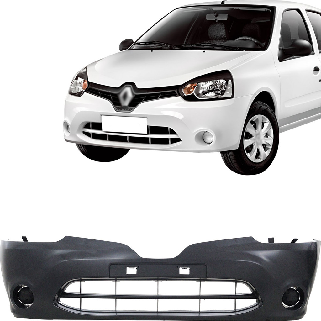 Parachoque Dianteiro Clio 2013 2014 2015 2016 Com Grade