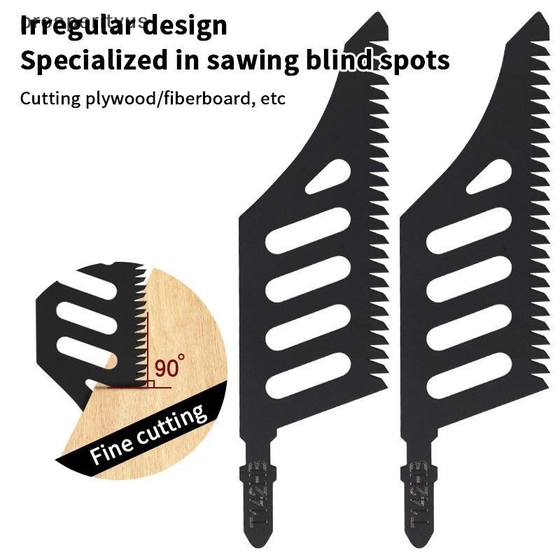 [prosperityus] 1/2/3 Unidades T142HB Lâmina De Serra De Rolagem Curvada Lâminas Em T Haste Dentes Finos Para Marcenaria 