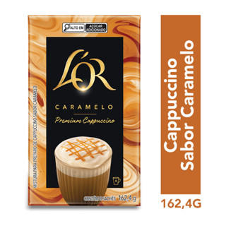 Cappuccino Premium L'OR Caramelo 8 uni. em Oferta na Shopee