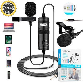 Microfone De Lapela Boya By-M1 Para Câmeras E Smartphones
