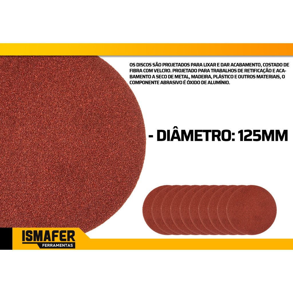 Suporte P/ Furadeira Esmerilhadeira +30 Disco Lixa 125mm