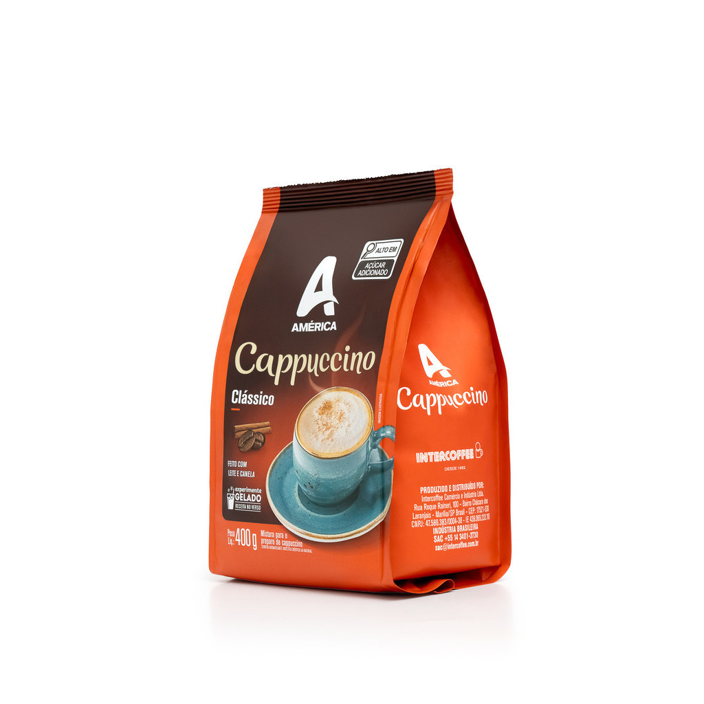 Cappuccino Clássico América 400g em Oferta na Shopee