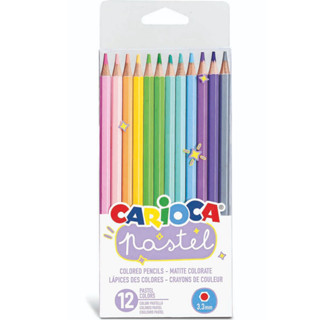 LAPIS DE COR HEXA CX 12UN CARIOCA PASTEL   9732 em Oferta na Shopee