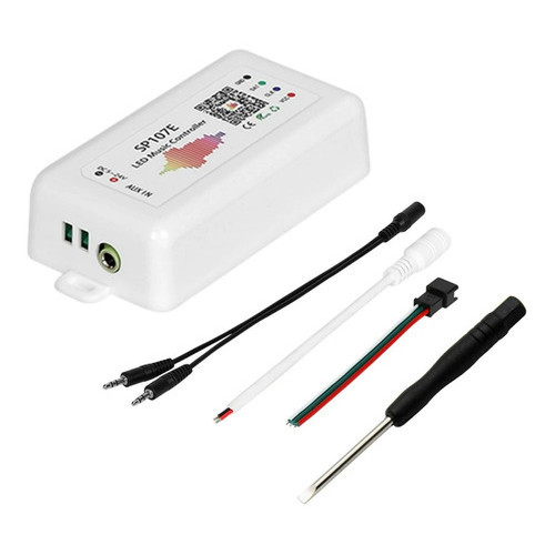 Controladora para Fita Led Sensor de Música Bluetooth com Aplicativo Carro | Casa | Eventos - Ledgo