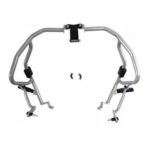 Protetor motor e carenagem moto Tiger 900 Rally Pro 2020 2021 2022 2023 Triumph Prata Chapam