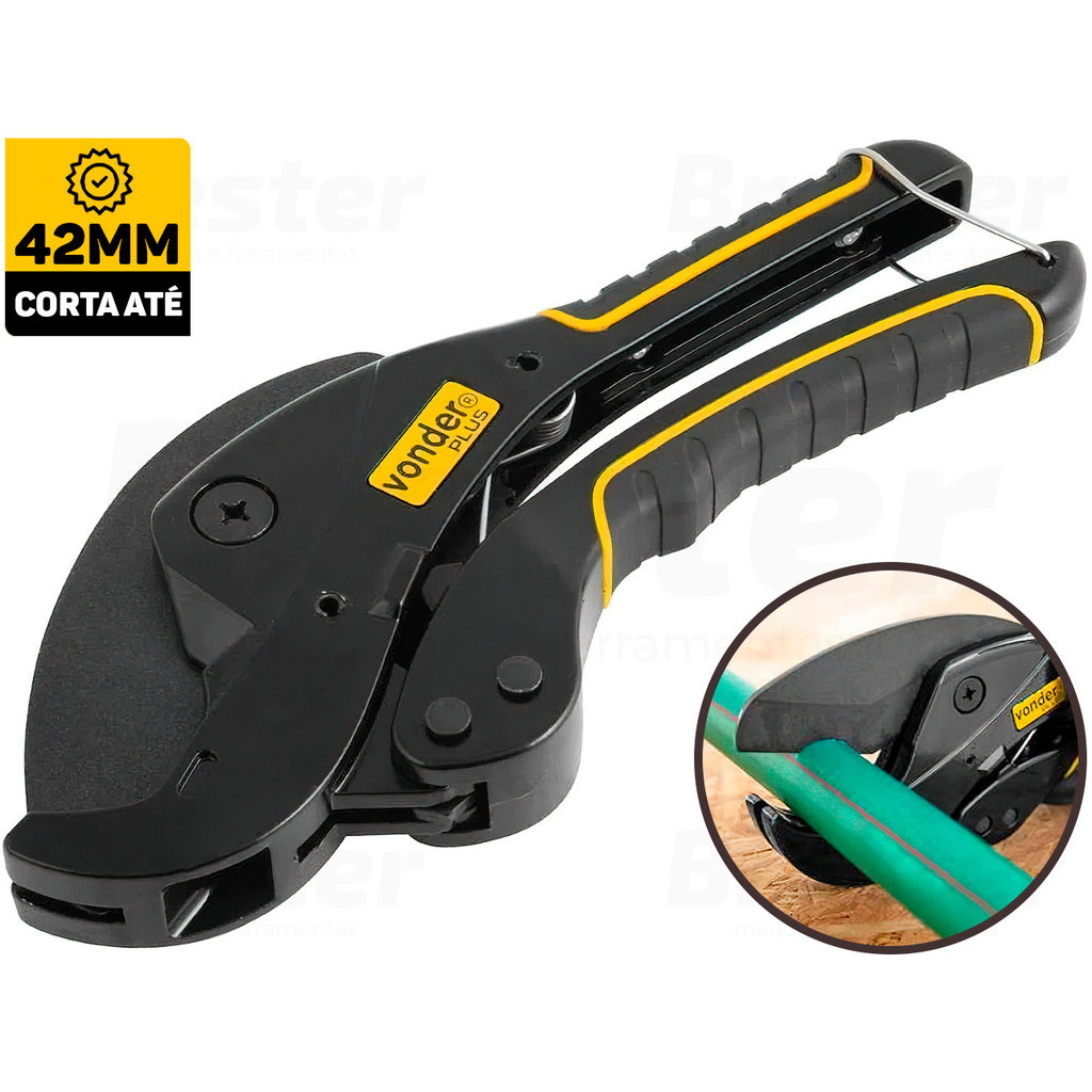 Alicate Cortador De Tubos De Pvc 42 Mm Profissional Vonder