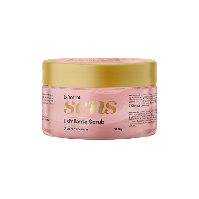 Esfoliante corporal scrub orquidea e jasmin 300G labotrat body care em Oferta na Shopee