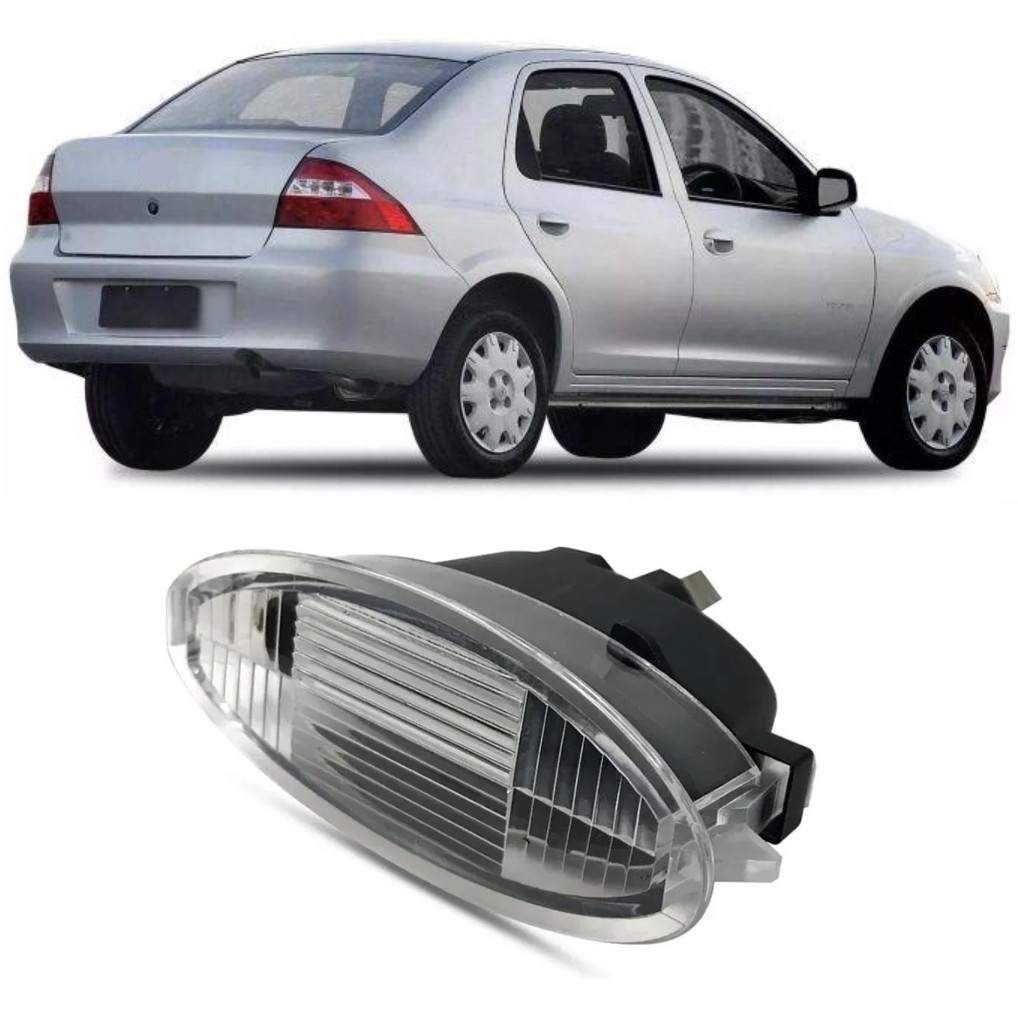 Lanterna da Placa Corsa 1994 1996 Kadett 1989 1998 Astra 1995 1996 Celta 2007 2012 Antigo Prisma 2007 2012