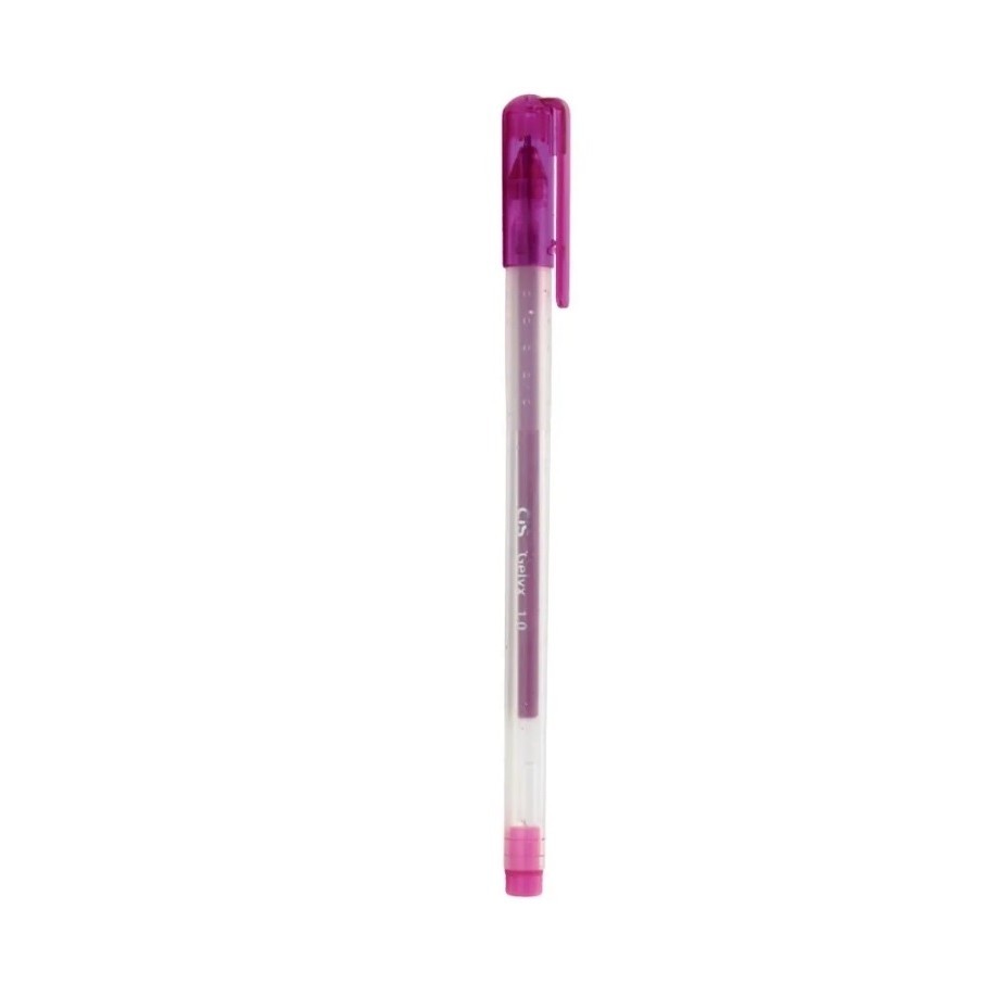 Caneta Gel Rosa Marcadora Sobrancelhas Cis Gelyx com Glitter