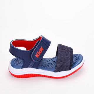 Sandália Infantil Kidy Fly Fecho Personalizado Azul Marinho em Oferta na Shopee