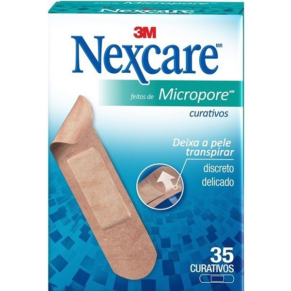 Curativo Nexcare Micropore com 35 Unidades 3M em Oferta na Shopee