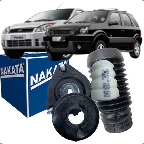 1 Kit Batente Coxim Dianteiro Original Nakata Ecosport Fiesta Zetec 2004 A 2014 em Oferta na Shopee