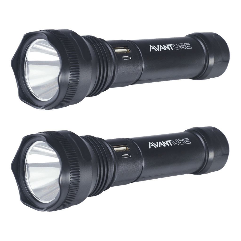 Kit 2 Lanternas Adventure Recarregável Led 3w Avant Use - Sports & Outdoors