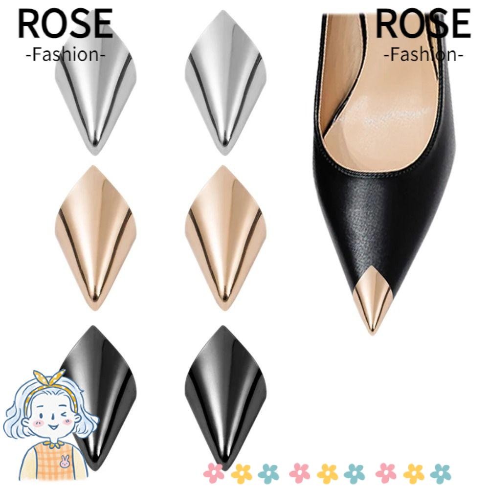ROSEGOODS 1 Par De Protetor Pontiagudo De Sapato , Tampa De Ponta De Salto Alto De Metal Para Reparo Capa Antidesgaste D em Oferta na Shopee