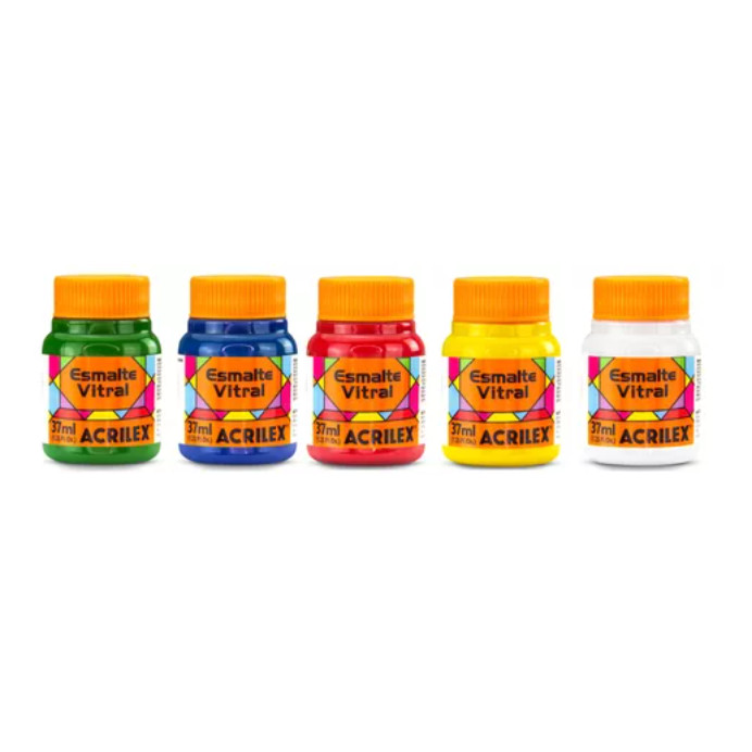 Tinta Esmalte Vitral 37ml Acrilex Original