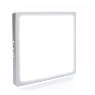 Painel Plafon Sobrepor Led 24w Quadrado Branco Frio 6500k em Oferta na Shopee