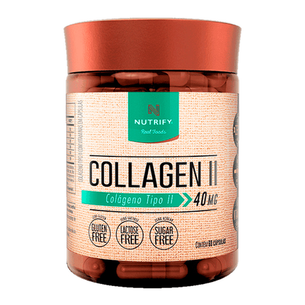 Colágeno Tipo II 60 capsulas - Nutrify em Oferta na Shopee