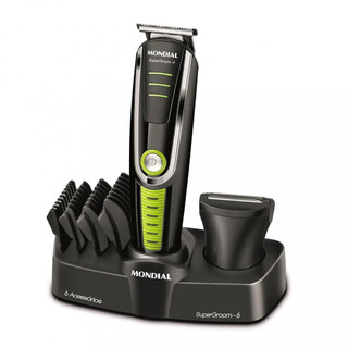 Aparador de Pelos Mondial Super Groom 06 BG-04 em Oferta na Shopee