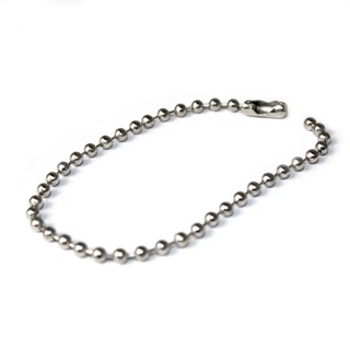 100 Corrente De Bolinha Ferro Com Canoa 7cm Para Tags E Chaveiros Prata em Oferta na Shopee