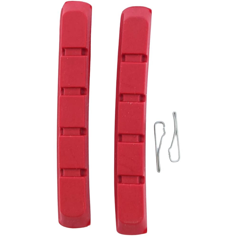 Refil De Freio Para Bicicleta Bike Ciclismo Kombat Compativel XT/XTR V-Brake Vermelho