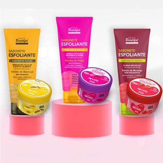 Kit Esfoliante Sabonete Facial Corporal Hidratante  Face Beautiful em Oferta na Shopee