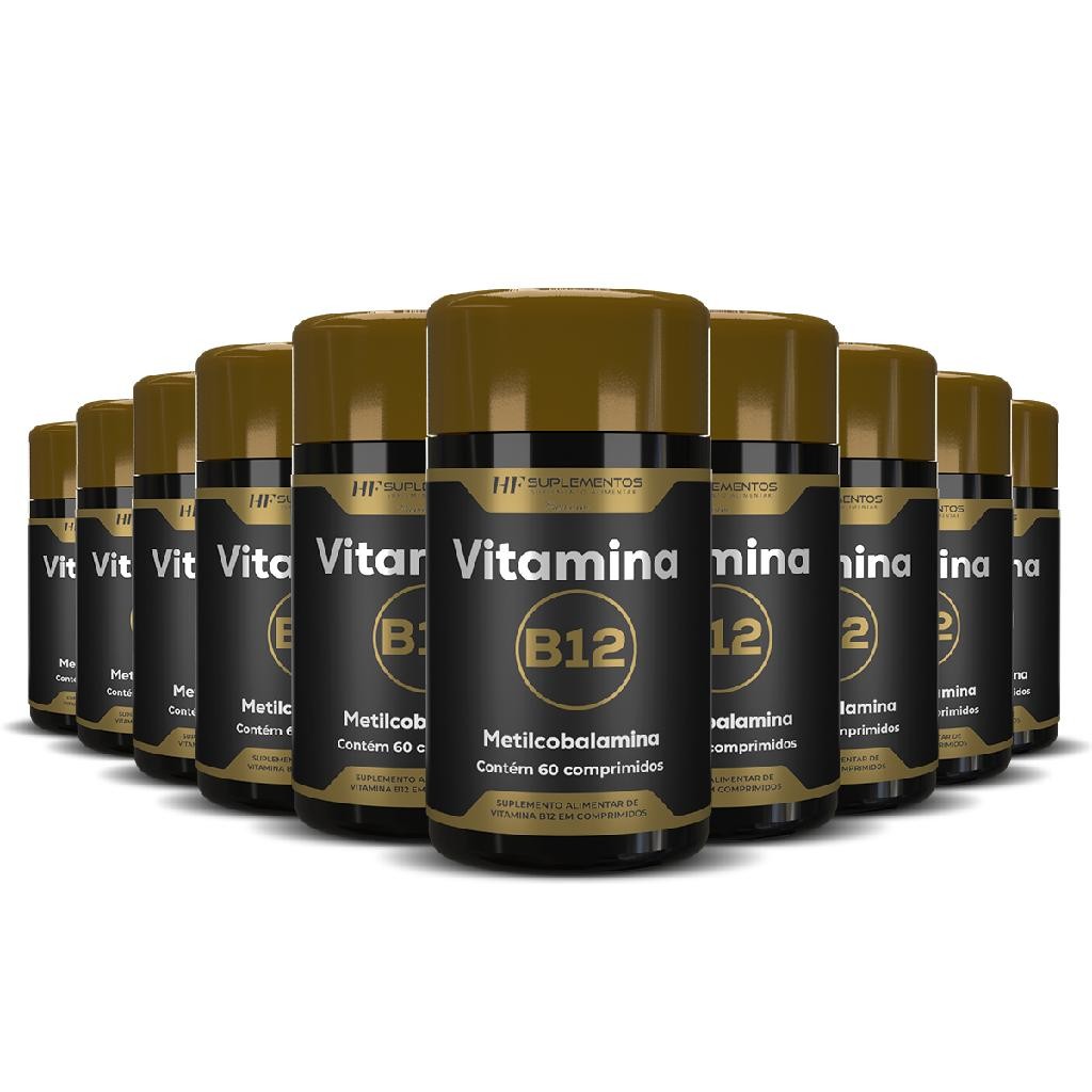 10X VITAMINA B12 METILCOBALAMINA 60COMPS HF SUPLEMENTOS