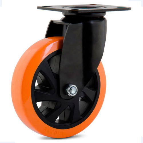 Rodinha Rodízio Roda Reforçada Placa Giratório 140kg Colson em Oferta na Shopee