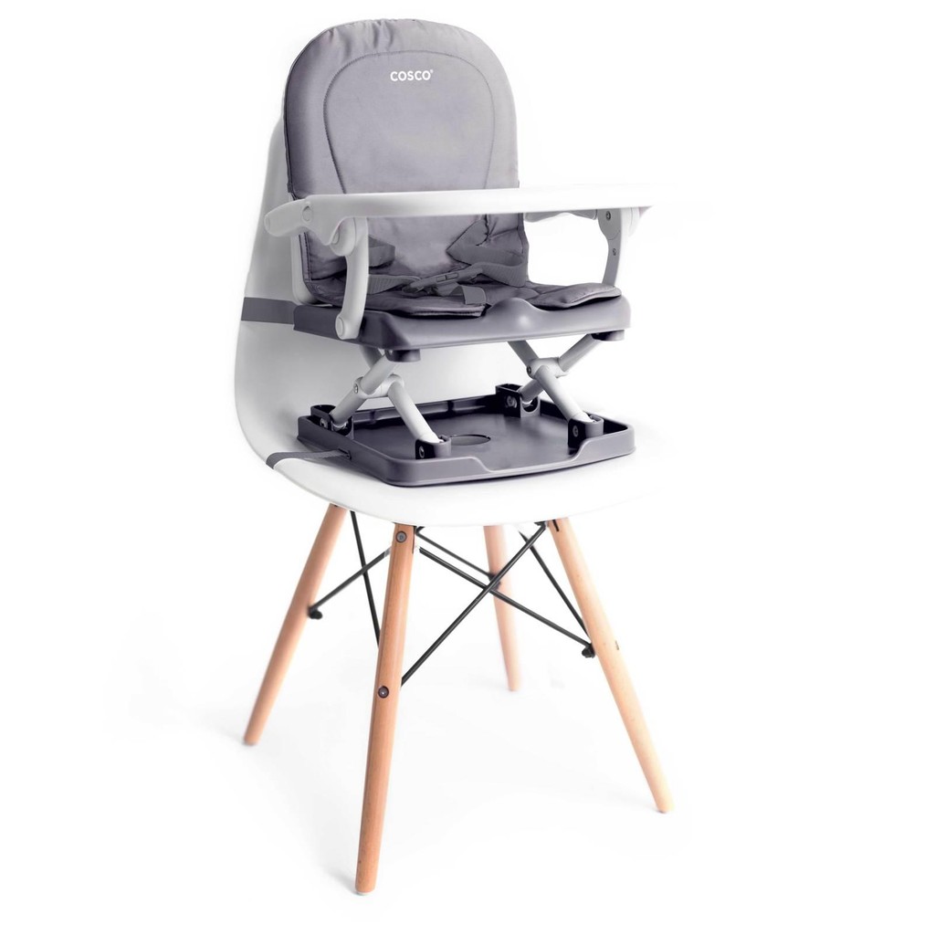 Cadeira de Refeição Portátil Pop Cinza Cosco Kids - Mom & Baby